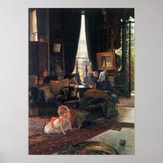 James Tissot - Hide-and-seek Poster
