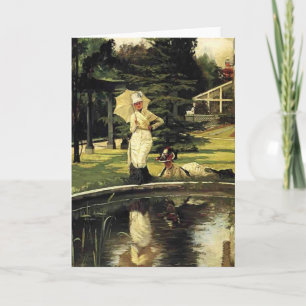 James Tissot- In an English Garden Card
