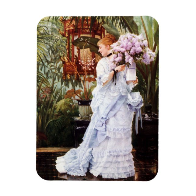James Tissot Lilacs Magnet (Vertical)