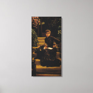 James Tissot Mother and Child or The Elder Siste Canvas Print