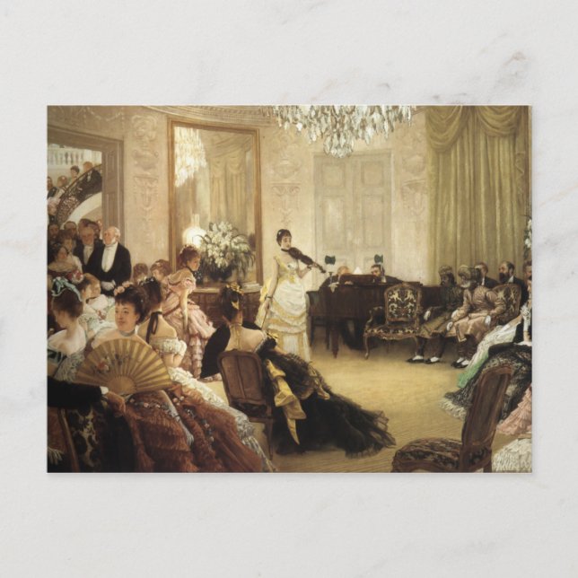 James Tissot Painting Postcard (Front)