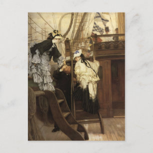 James Tissot Painting Postcard