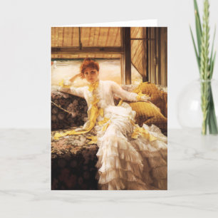 James Tissot Seaside Greeting Card