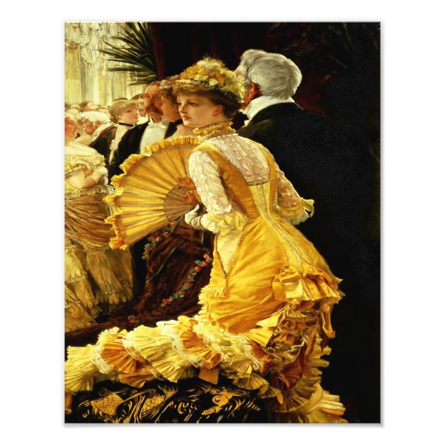 James Tissot "The 1800's Ball" Dancing Photo Print (Front)