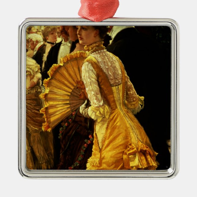 James Tissot | The Ball, c.1878 Metal Tree Decoration (Front)