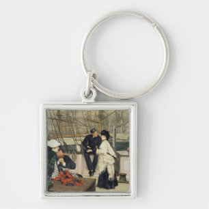 James Tissot   The Captain and the Mate, 1873 Key Ring