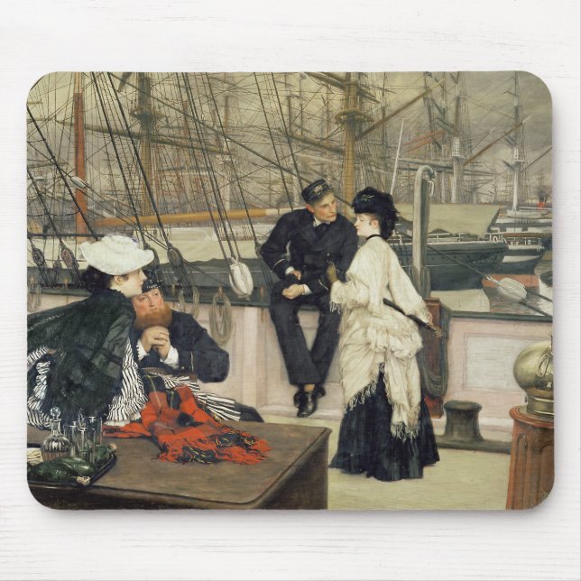 James Tissot | The Captain and the Mate, 1873 Mouse Mat (Front)
