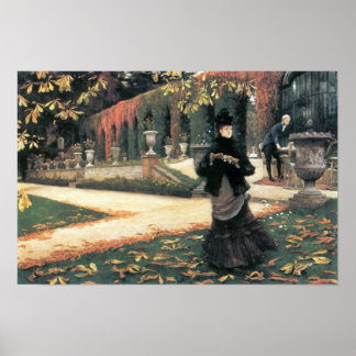 James Tissot - The letter came in handy Poster