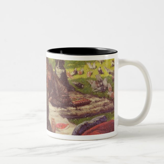 James Tissot | The Picnic , c.1881-2 Two-Tone Coffee Mug (Right)