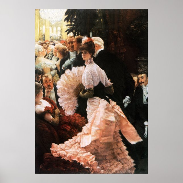 James Tissot The Political Lady Poster (Front)