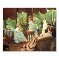 James Tissot Victorian Tea Party Print Zazzle