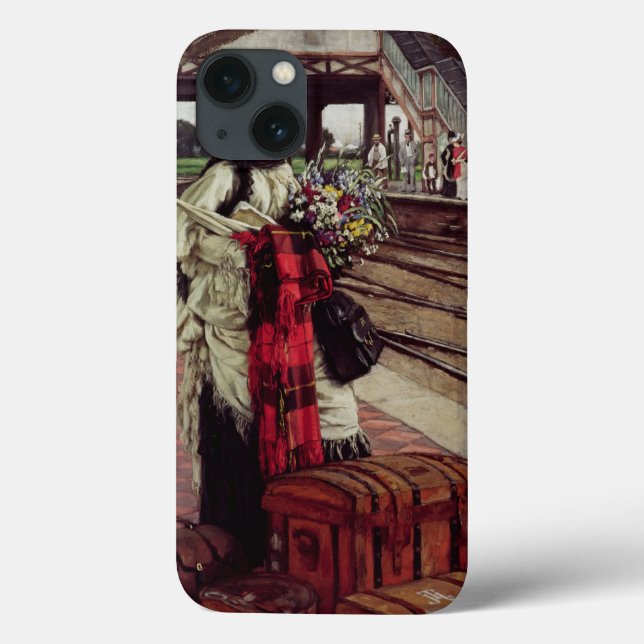 James Tissot | Waiting at the Station Case-Mate iPhone Case (Back)