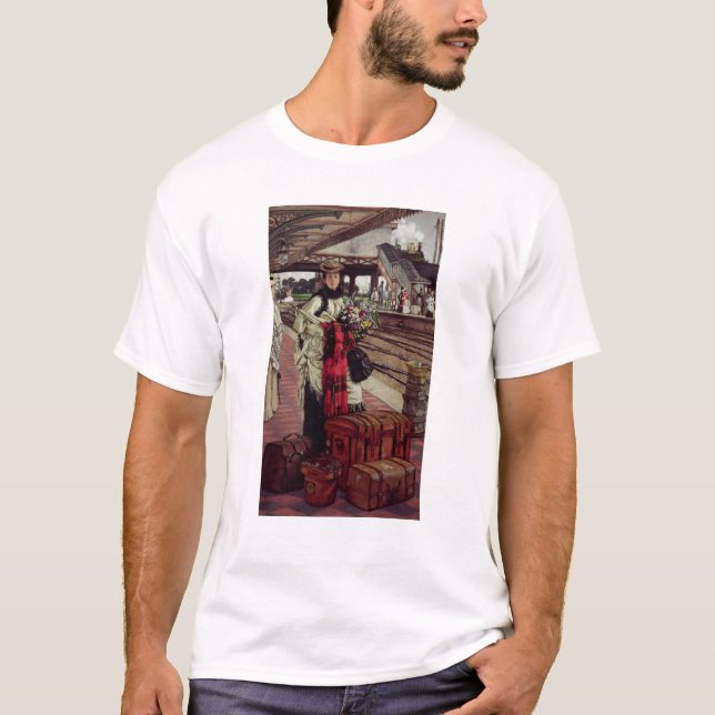 James Tissot | Waiting at the Station T-Shirt (Front)