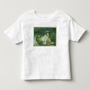 James Tissot   Young Woman in a Boat, or Reflectio Toddler T-Shirt