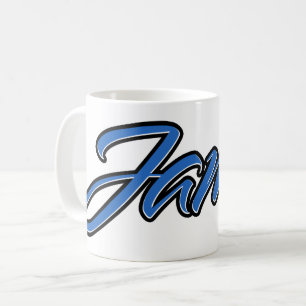 James Vorname Name blue Tasse Kaffeetasse Coffee Mug