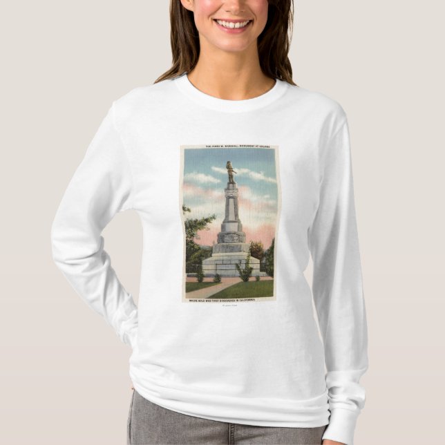 James W. Marshall Monument View # 1 T-Shirt (Front)