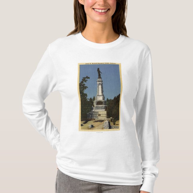 James W. Marshall Monument View # 2 T-Shirt (Front)