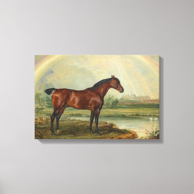 James Ward Horse Painting Canvas Print (Front)