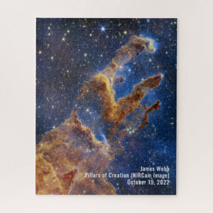 James Webb Pillars of Creation Nebula NIRCam Image Jigsaw Puzzle