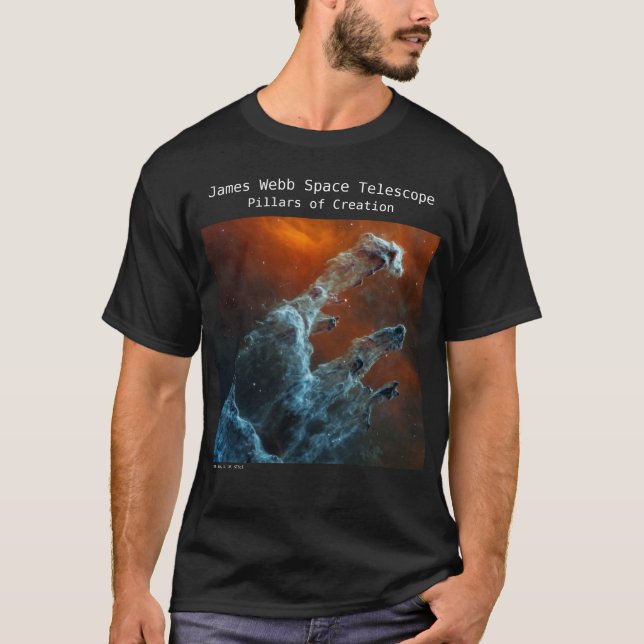 James Webb Pillars of Creation T-Shirt (Front)