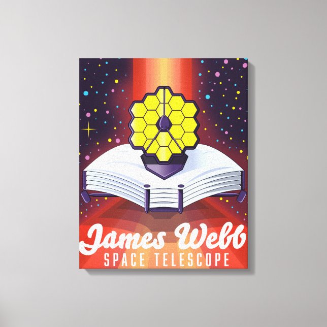 James Webb Space Telescope. Canvas Print (Front)