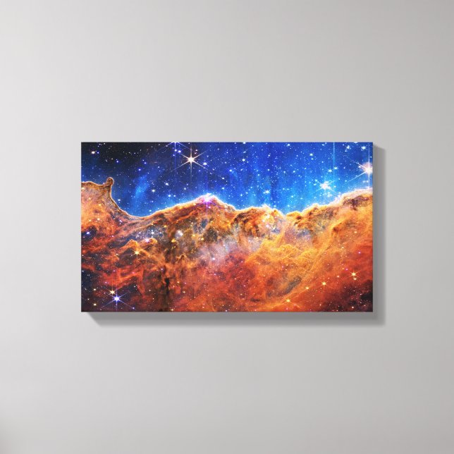 James Webb Space Telescope Carina Nebula Canvas Print (Front)