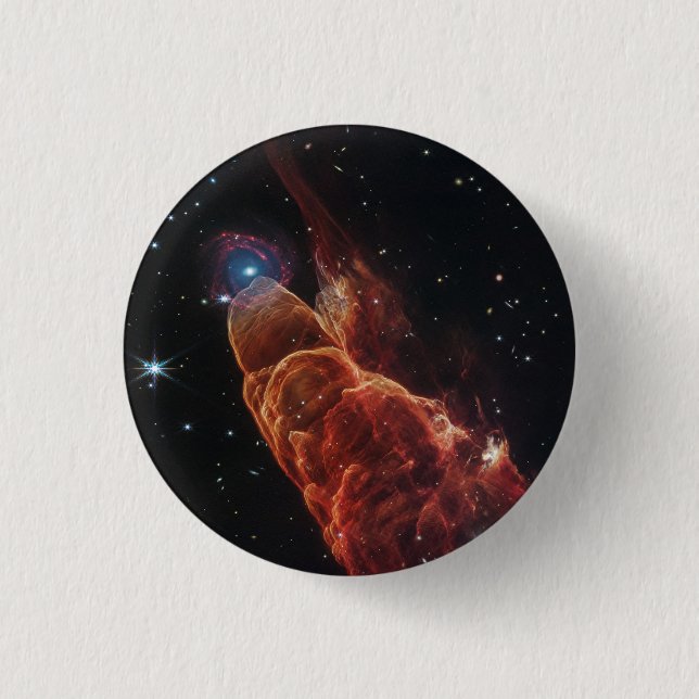 James Webb Space Telescope Cosmic Tornado 3 Cm Round Badge (Front)