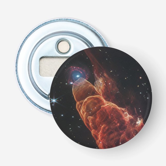 James Webb Space Telescope Cosmic Tornado Bottle Opener (Front)
