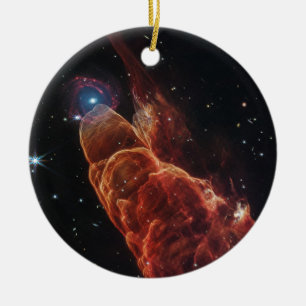 James Webb Space Telescope Cosmic Tornado Ceramic Tree Decoration