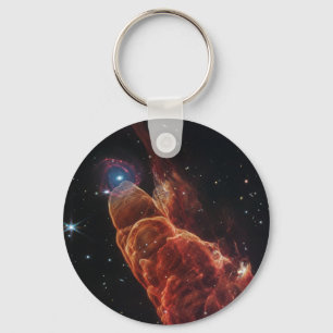 James Webb Space Telescope Cosmic Tornado Key Ring
