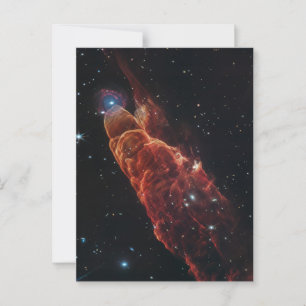 James Webb Space Telescope Cosmic Tornado Postcard