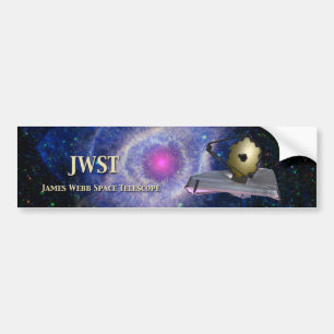 James Webb Space Telescope JWST Bumper Sticker