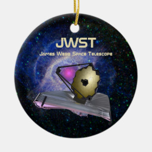 James Webb Space Telescope JWST Ceramic Tree Decoration