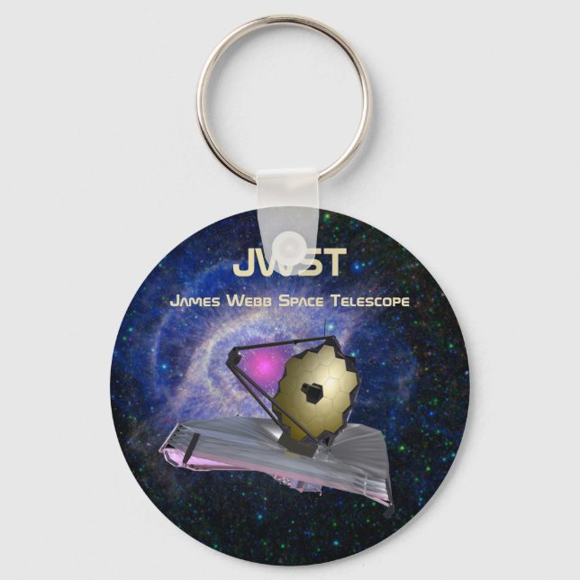 James Webb Space Telescope JWST Key Ring (Front)