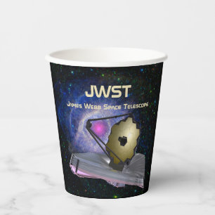 James Webb Space Telescope JWST Paper Cups