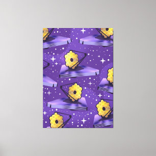 James Webb Space Telescope pattern Canvas Print