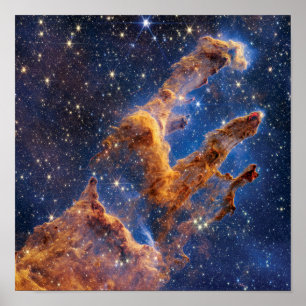James Webb Space Telescope Pillars of Creation Poster