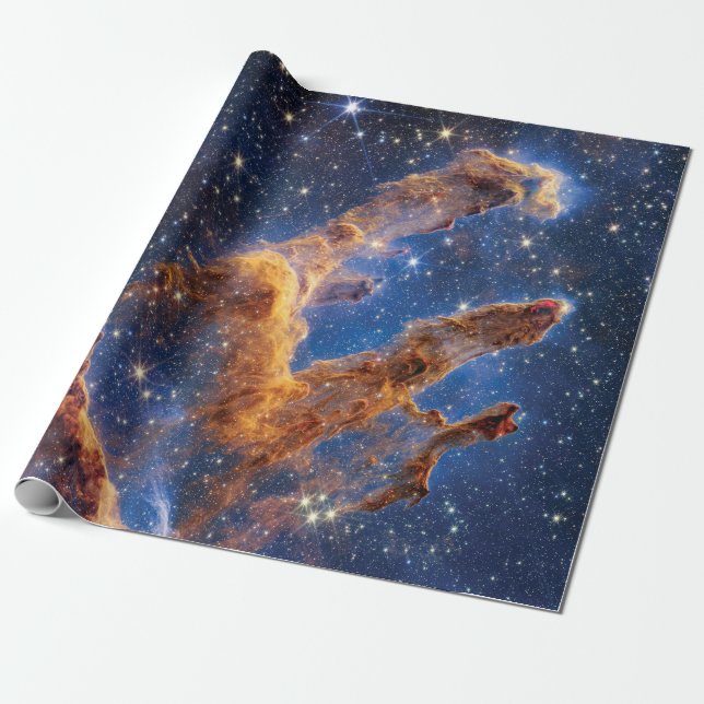 James Webb Space Telescope Pillars of Creation Wrapping Paper (Unrolled)