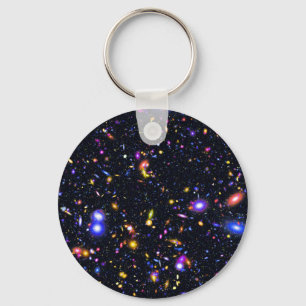 James Webb Space Telescope Simulation - Pop Art Key Ring
