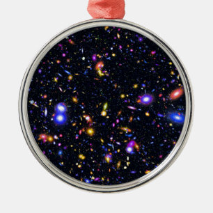 James Webb Space Telescope Simulation - Pop Art Metal Tree Decoration