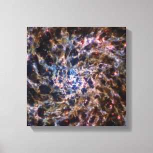 James Webb Space Telescope Spiral Galaxy IC 5332 Canvas Print