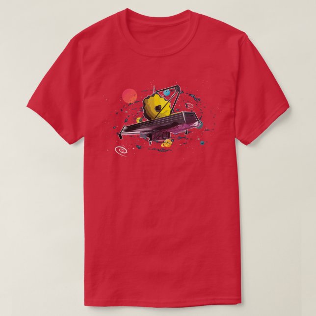 James Webb Space TelescopeAstronomyJWST  T-Shirt (Design Front)
