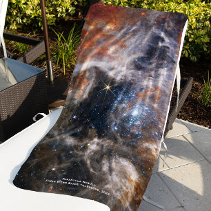 James Webb Tarantula Nebula Hi-Res Image 2022 Beach Towel