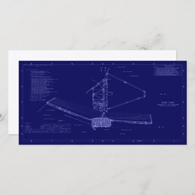  James Webb Unveiling the Universe's Blueprint Holiday Card (Front/Back)