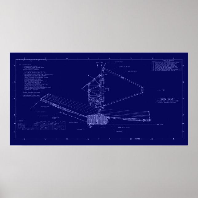 James Webb Unveiling the Universe's Blueprint Poster (Front)