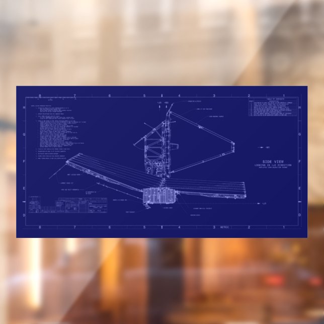  James Webb Unveiling the Universe's Blueprint Window Cling (Sheet 2)