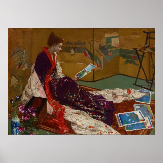 James Whistler - Caprice in Purple and Gold Poster (Front)