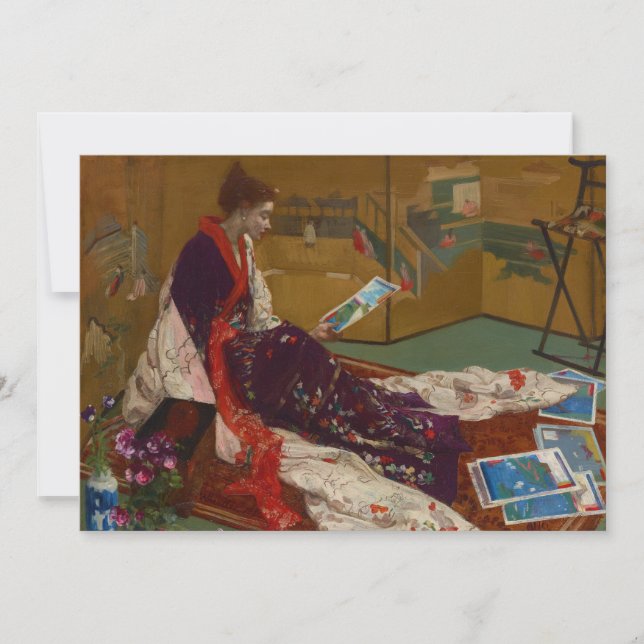 James Whistler - Caprice in Purple and Gold Thank You Card (Front)