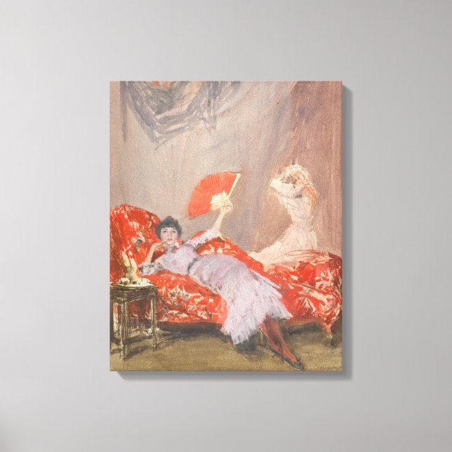 James Whistler - Milly Finch Canvas Print (Front)