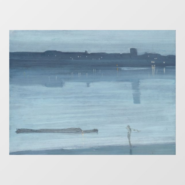 James Whistler - Nocturne: Chelsea Window Cling (Sheet)